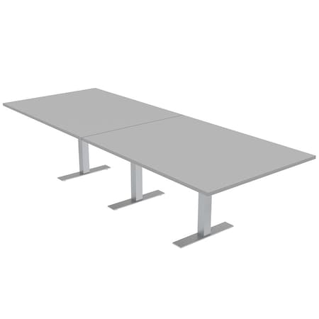 Skutchi Designs 45 in W, 144 in L, 29 in H, Engineered Wood Top, Grey HAR-REC-48x143-T-XD01